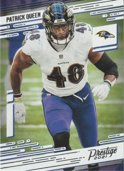 #24 Patrick Queen - Baltimore Ravens - 2021 Panini Prestige Football