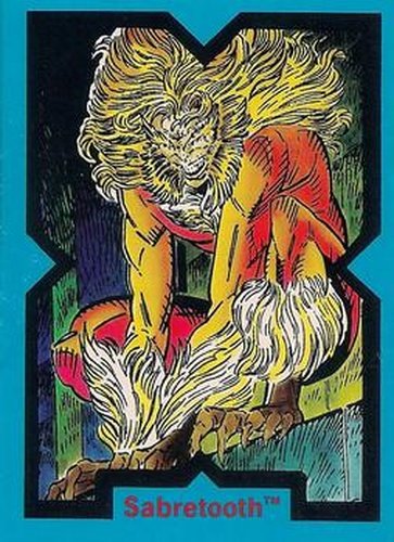 #24 Sabretooth - 1991 Marvel Comic Images X-Force