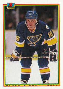 #24 Brett Hull - St. Louis Blues - 1990-91 Bowman Hockey