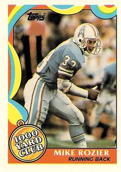 #24 Mike Rozier - Houston Oilers - 1989 Topps Football - 1000 Yard Club
