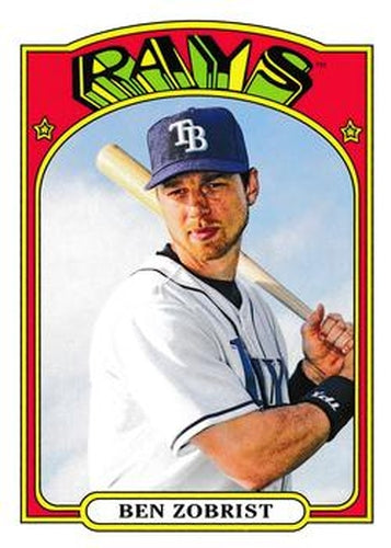 #24 Ben Zobrist - Tampa Bay Rays - 2013 Topps Archives Baseball