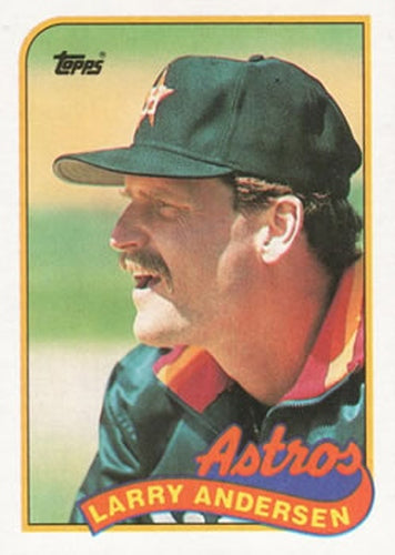 #24 Larry Andersen - Houston Astros - 1989 Topps Baseball