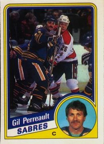 #24 Gilbert Perreault - Buffalo Sabres - 1984-85 O-Pee-Chee Hockey