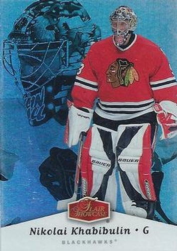 #24 Nikolai Khabibulin - Chicago Blackhawks - 2006-07 Flair Showcase Hockey