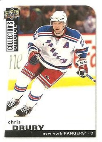 #24 Chris Drury - New York Rangers - 2008-09 Collector's Choice Hockey