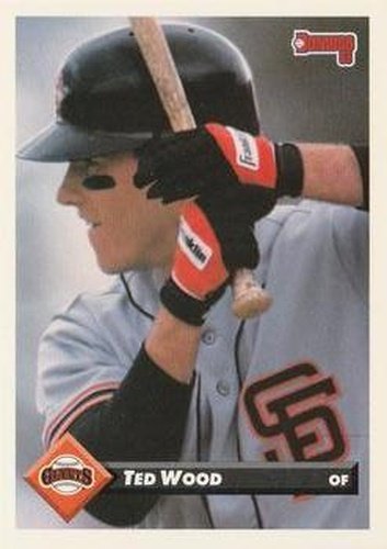 #24 Ted Wood - San Francisco Giants - 1993 Donruss Baseball