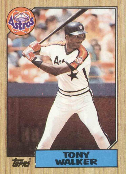 #24 Tony Walker - Houston Astros - 1987 Topps Baseball