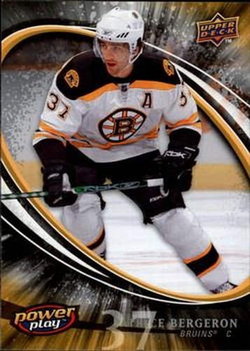 #24 Patrice Bergeron - Boston Bruins - 2008-09 Upper Deck Power Play Box Set Hockey