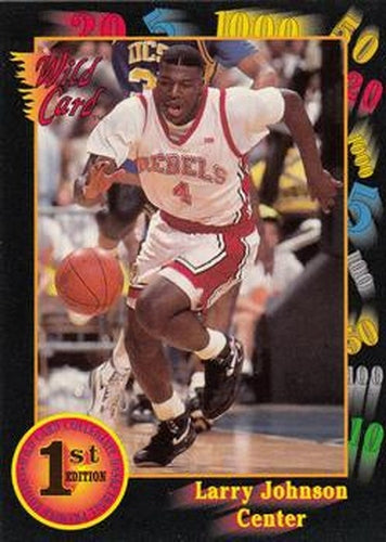 #24 Larry Johnson - UNLV Runnin' Rebels - 1991-92 Wild Card Basketball