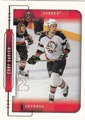 #24 Cory Sarich - Buffalo Sabres - 1999-00 Upper Deck MVP Hockey