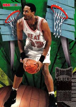 #24 Alonzo Mourning - Miami Heat - 1995-96 Hoops Basketball - Slamland