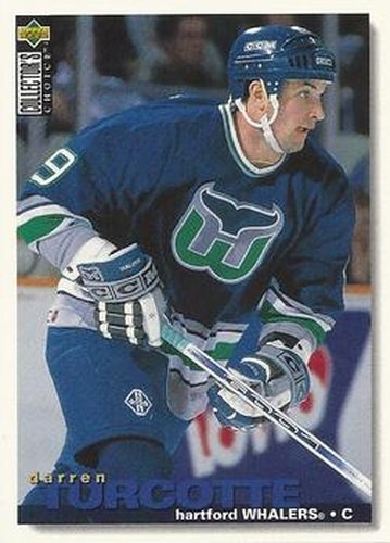 #24 Darren Turcotte - Hartford Whalers - 1995-96 Collector's Choice Hockey
