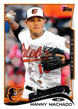 #24a Manny Machado - Baltimore Orioles - 2014 Topps Baseball