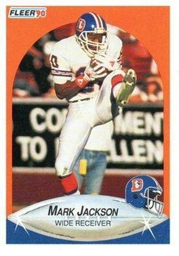 #24 Mark Jackson - Denver Broncos - 1990 Fleer Football