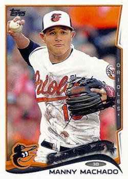 #24b Manny Machado - Baltimore Orioles - 2014 Topps Baseball