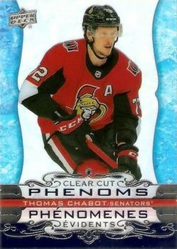 #CC-8 Thomas Chabot - Ottawa Senators - 2020-21 Upper Deck Tim Hortons Hockey - Clear Cut Phenoms