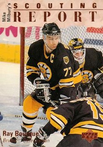 #250 Ray Bourque - Boston Bruins - 1995-96 Upper Deck Hockey