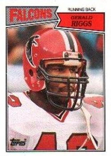 #250 Gerald Riggs - Atlanta Falcons - 1987 Topps Football