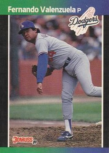 #250 Fernando Valenzuela - Los Angeles Dodgers - 1989 Donruss Baseball