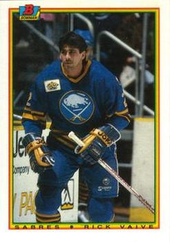 #250 Rick Vaive - Buffalo Sabres - 1990-91 Bowman Hockey