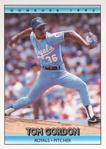 #250 Tom Gordon - Kansas City Royals - 1992 Donruss Baseball