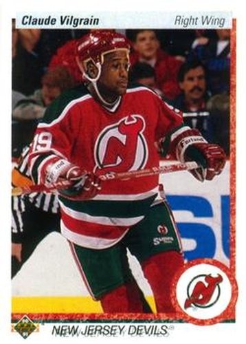 #250 Claude Vilgrain - New Jersey Devils - 1990-91 Upper Deck Hockey