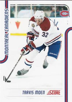 #250 Travis Moen - Montreal Canadiens - 2011-12 Score Hockey