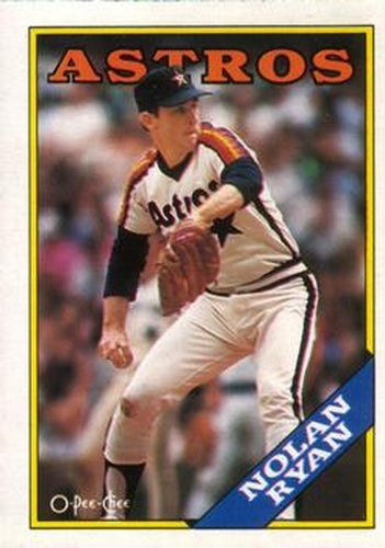 #250 Nolan Ryan - Houston Astros - 1988 O-Pee-Chee Baseball
