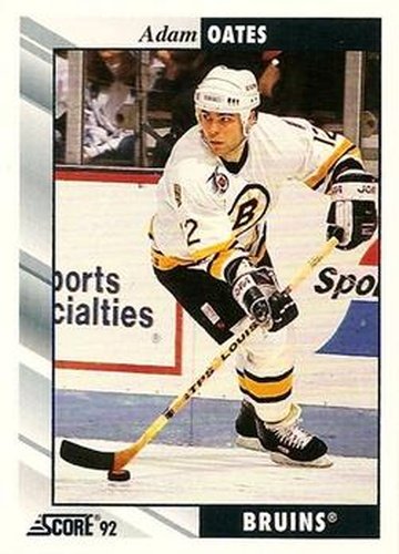 #250 Adam Oates - Boston Bruins - 1992-93 Score USA Hockey