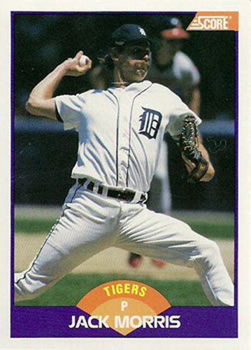 #250 Jack Morris - Detroit Tigers - 1989 Score Baseball