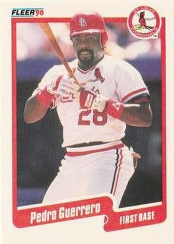#250 Pedro Guerrero - St. Louis Cardinals - 1990 Fleer USA Baseball