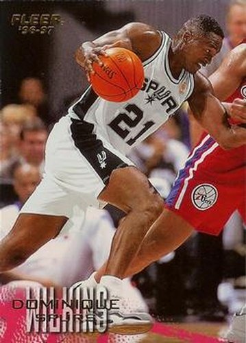 #250 Dominique Wilkins - San Antonio Spurs - 1996-97 Fleer Basketball