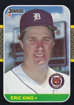 #250 Eric King - Detroit Tigers - 1987 Donruss Baseball