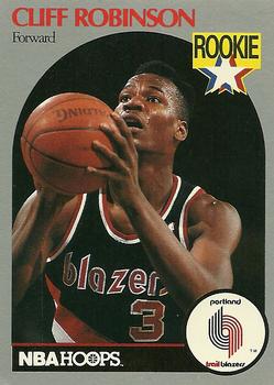 #250 Cliff Robinson - Portland Trail Blazers - 1990-91 Hoops Basketball
