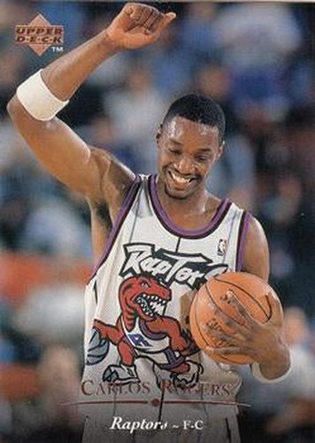 #250 Carlos Rogers - Toronto Raptors - 1995-96 Upper Deck Basketball