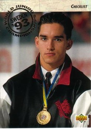 #250 World Junior Championships Checklist - Ottawa Senators - 1993-94 Upper Deck Hockey