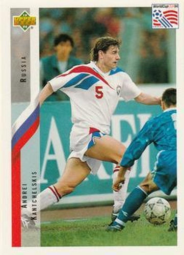 #250 Andrei Kanchelskis - Russia - 1994 Upper Deck World Cup Contenders English/Spanish Soccer