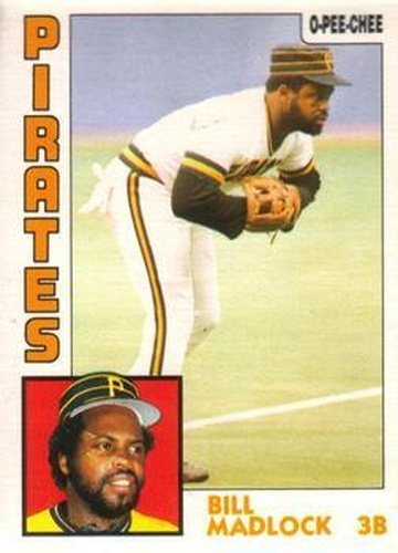 #250 Bill Madlock - Pittsburgh Pirates - 1984 O-Pee-Chee Baseball