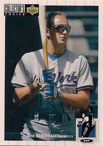#250 Bret Saberhagen - New York Mets - 1994 Collector's Choice Baseball