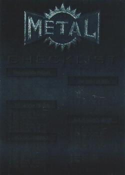 #250 Checklist - 1996 Metal Universe Baseball