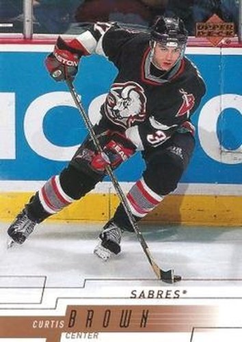 #250 Curtis Brown - Buffalo Sabres - 2000-01 Upper Deck Hockey