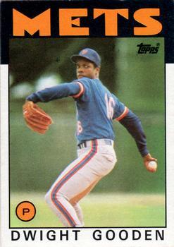 #250 Dwight Gooden - New York Mets - 1986 Topps Baseball