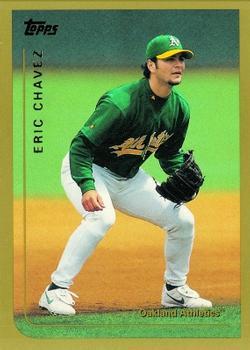 #250 Eric Chavez - Oakland Athletics - 1999 Topps Baseball