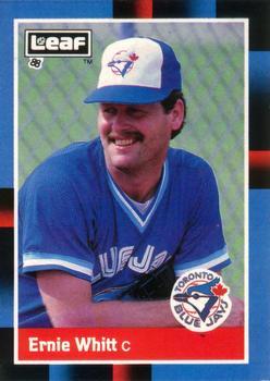 #250 Ernie Whitt - Toronto Blue Jays - 1988 Leaf Baseball
