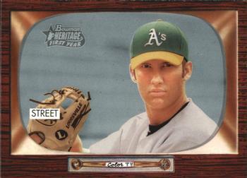 #250 Huston Street - Oakland Athletics - 2004 Bowman Heritage Baseball