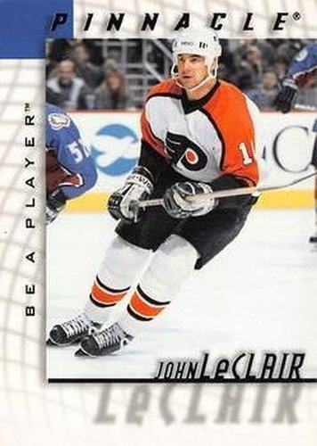 #250 John LeClair - Philadelphia Flyers - 1997-98 Pinnacle Be a Player Hockey