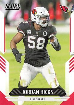 #250 Jordan Hicks - Arizona Cardinals - 2021 Score Football