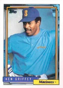 #250 Ken Griffey - Seattle Mariners - 1992 Topps Baseball