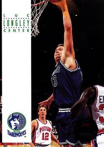 #250 Luc Longley - Minnesota Timberwolves - 1993-94 SkyBox Premium Basketball