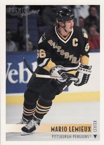 #250 Mario Lemieux - Pittsburgh Penguins - 1994-95 Topps Premier Hockey